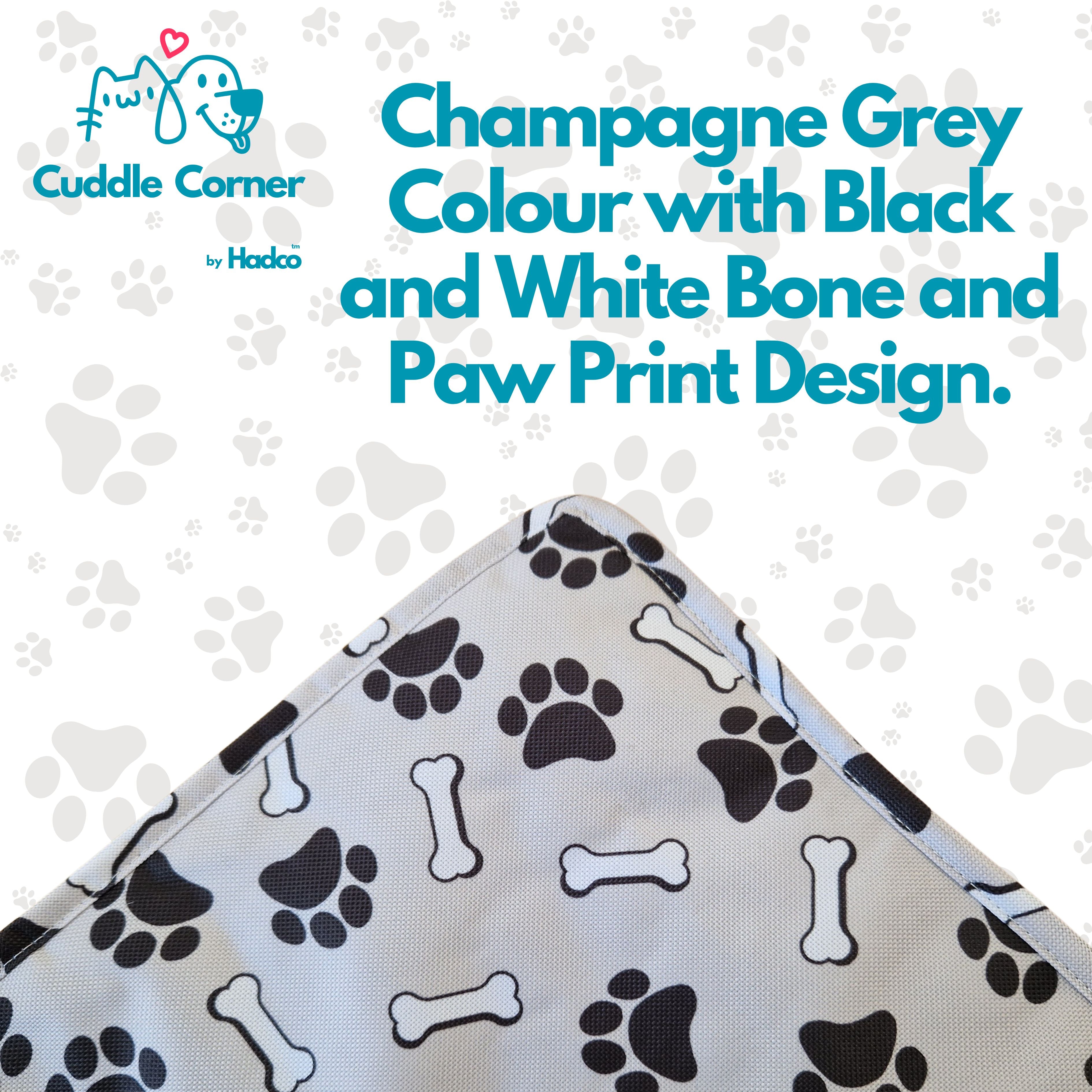 Cuddle Corner Dog Settle Mat / Travel Mat, 100×70cm, Non-Slip, Foldable, Washable Oxford Fabric with Carry Handle – Portable Dog Bed for Home, Crate, Car & Camping