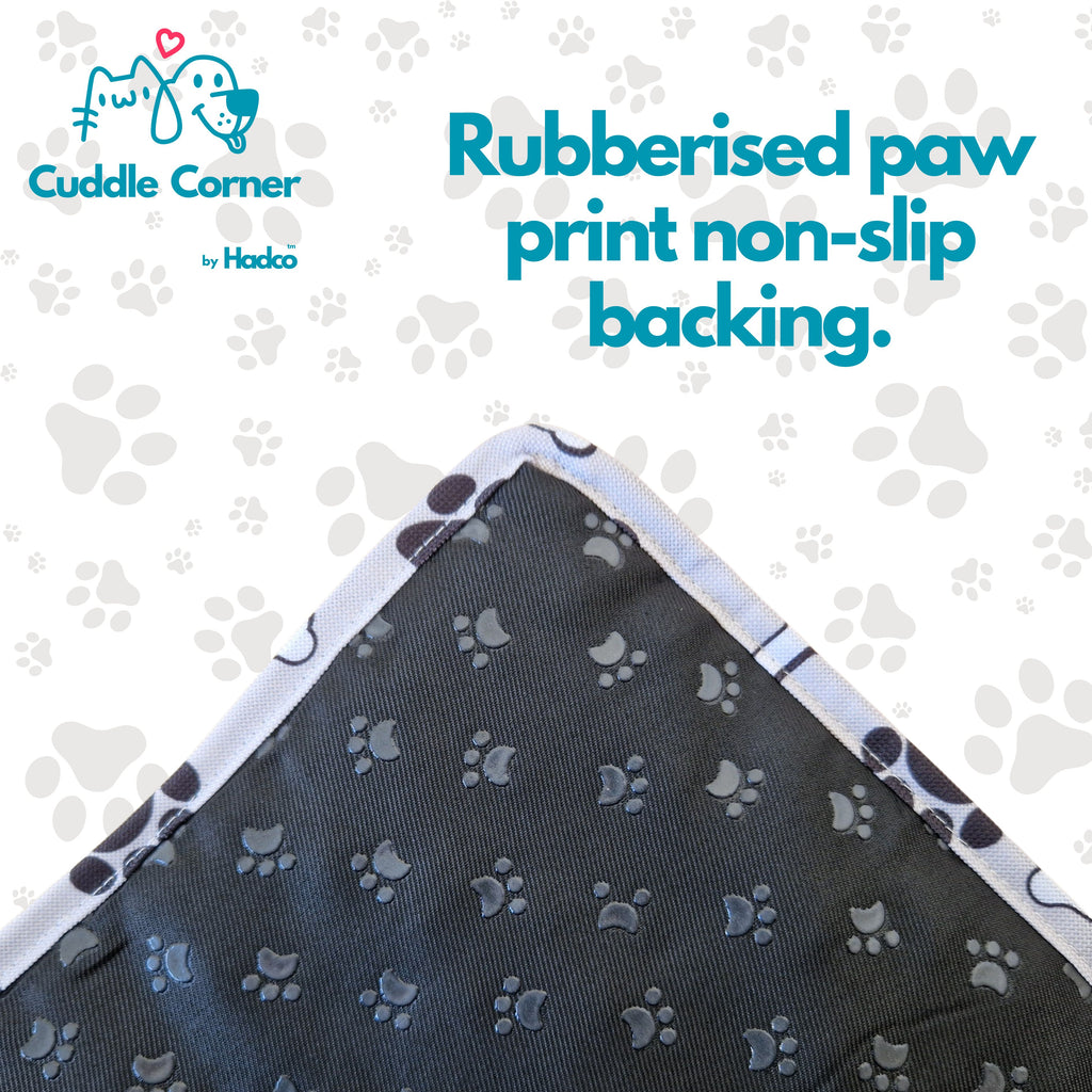 Cuddle Corner Dog Settle Mat / Travel Mat, 100×70cm, Non-Slip, Foldable, Washable Oxford Fabric with Carry Handle – Portable Dog Bed for Home, Crate, Car & Camping